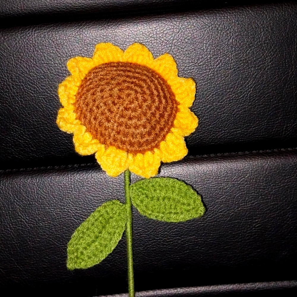 Handcrafted sunflower